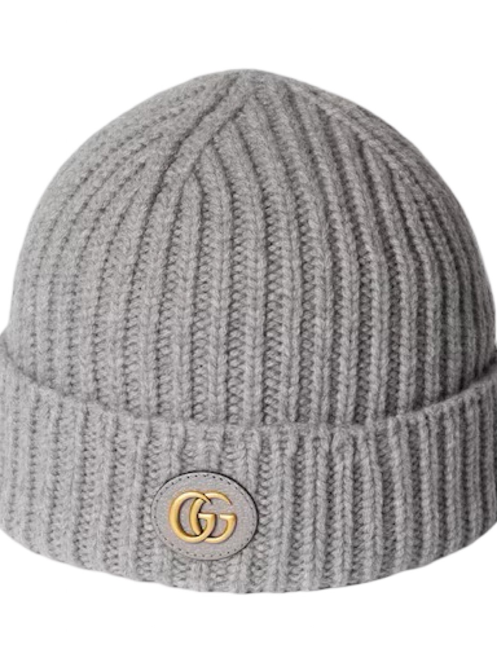 GUCCI GG WOOL & CASHMERE HAT WITH DOUBLE G